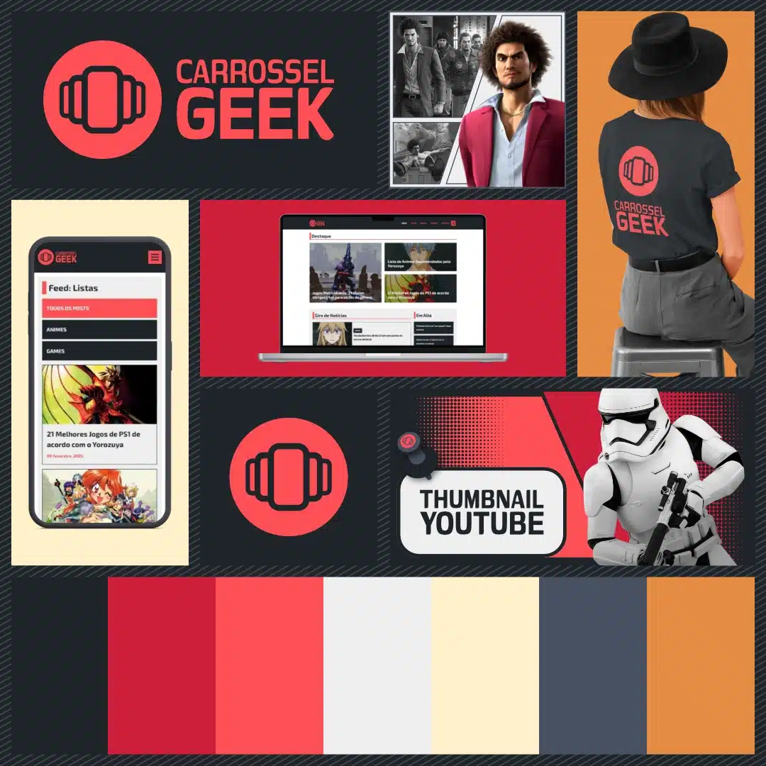 Identidade Visual - Carrossel Geek