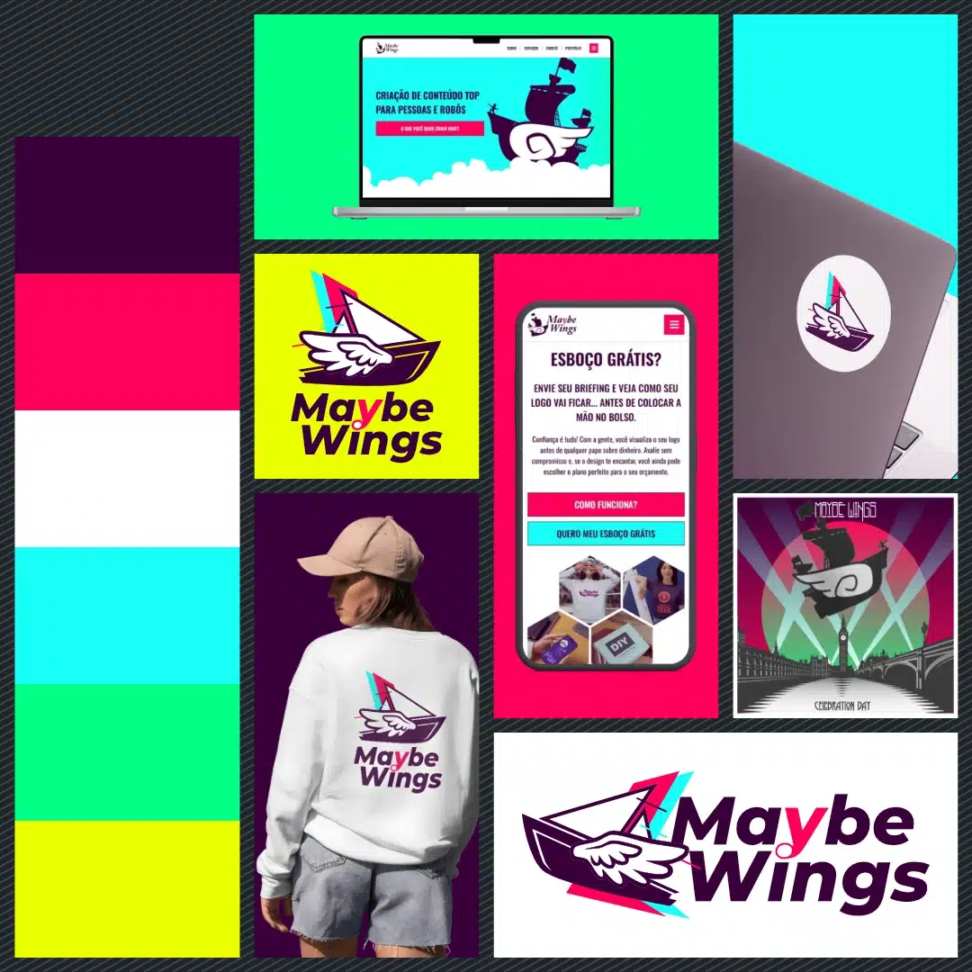 Identidade Visual - Maybe Wings